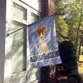 thumbnail image 2 of Wire Fox Terrier Welcome Flag Canvas House Size, 2 of 4