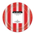 thumbnail image 4 of Red & White Stripes Plates 7"- 12 Pack(8 Per Package), 4 of 5