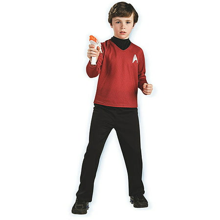 Star Trek Movie Deluxe Shirt Child Costume Halloween, Red