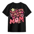 thumbnail image 5 of Wxirdiow Girls Shirt Toddler Girls Short Sleeve Graphic Tees Soft Cotton T-Shirts with Prints Summer Tops Clothes Black Size,13-14 Years, 5 of 6