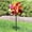 F, variant on 9.44 Inch Shimmering Bird Scarer Wind Stake, PET Garden Plant Guard Pinwheel, Light-Disorienting Bird Deterrent for Flower Beds (F)