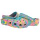 thumbnail image 2 of Zueco crocs Classic jaspeado tie-dye para niños Digital Aqua, 2 of 2