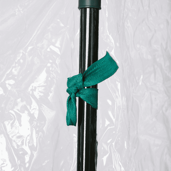 Alvantor 4 Tier Mini Greenhouse with PVC Cover, Roll-Up Zipper Door, Portable Indoor Outdoor Garden Plant Shelves, 27"x19"x62"