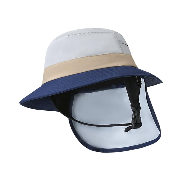 Sombrero de Pescador Yuyangstore Protección Solar con Correas de Barbilla Gris