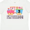 thumbnail image 4 of Inktastic 3rd Birthday Party Girls Train Girls Toddler T-Shirt, 4 of 5