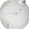 thumbnail image 6 of 3.5"x3.5"x3.5"h glass white ball w/leaves pattern orn 2asst, 6 of 7