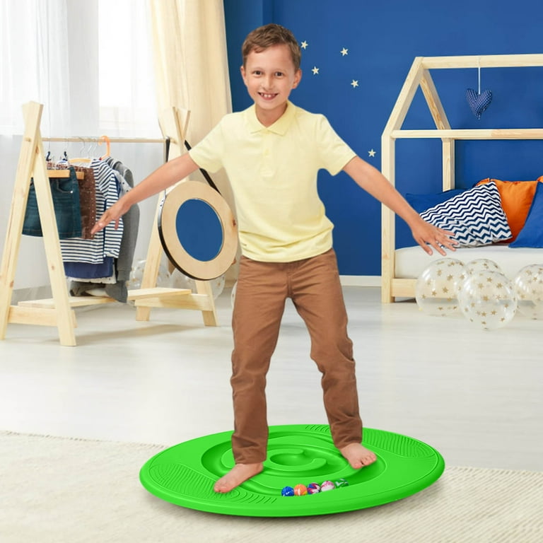 Tabla De Equilibrio Wobble Para Niños – Balancín Oscilante 53 Cm Hasta 25 Kg – Uso En Interior