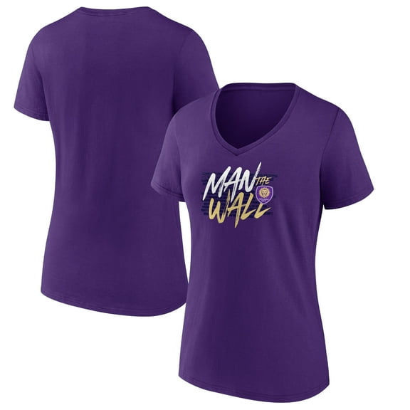 Women's Purple Orlando City SC Team Hometown Collection V-Neck T-Shirt