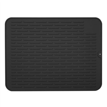 Grey Black Green White Dish Drying Mat Silicone Dish Mat Sink Mat Silicone Non-Slip Fast Drying Heat Resistant