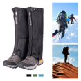 thumbnail image 2 of Legging Gaiters Outdoor Camping Hiking Climbing Hunting Skiing Waterproof Snow High Legging Gaiters for Men and Women Trekking Skiing Desert Snow Boots Shoes Covers, Black L, 2 of 10