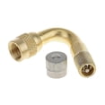 thumbnail image 4 of Adaptador de extensión de vástago de válvula en ángulo para neumático de aire de latón, para coche, bicicleta, moto, Scooter, 135 grados, 4 of 4