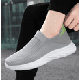 thumbnail image 6 of Women's and Men's Slip-Resistant Mesh Sneakers - Lightweight Slip-On design for Everyday casual shoes, 6 of 13