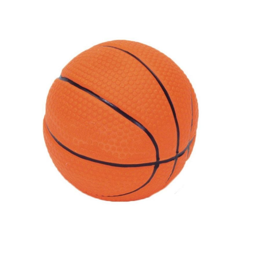 Rascals Latex Basketball Dog Toy 2.5 Diameter