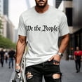 thumbnail image 2 of Men’s We the People Patriotic T-Shirt, Classic American Heritage Short Sleeve Graphic Tee, 2 of 4