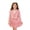 00#-Pink414, variant on Kiijoy Toddler Girls Outfits Elegant Butterfly Long Sleeve Button Jacket Pleated Skirt Set