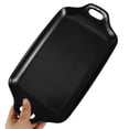 thumbnail image 4 of Ceramic Baking Pan Nonstick Cake Plate Simple Ovenware Porcelain Food Serving Tray with Double Handle for Home Decor (Black), 4 of 5