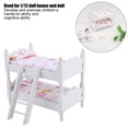 thumbnail image 1 of Casa de muñecas BuyWeek 1:12 mini cama para muñecas litera, 1 of 11