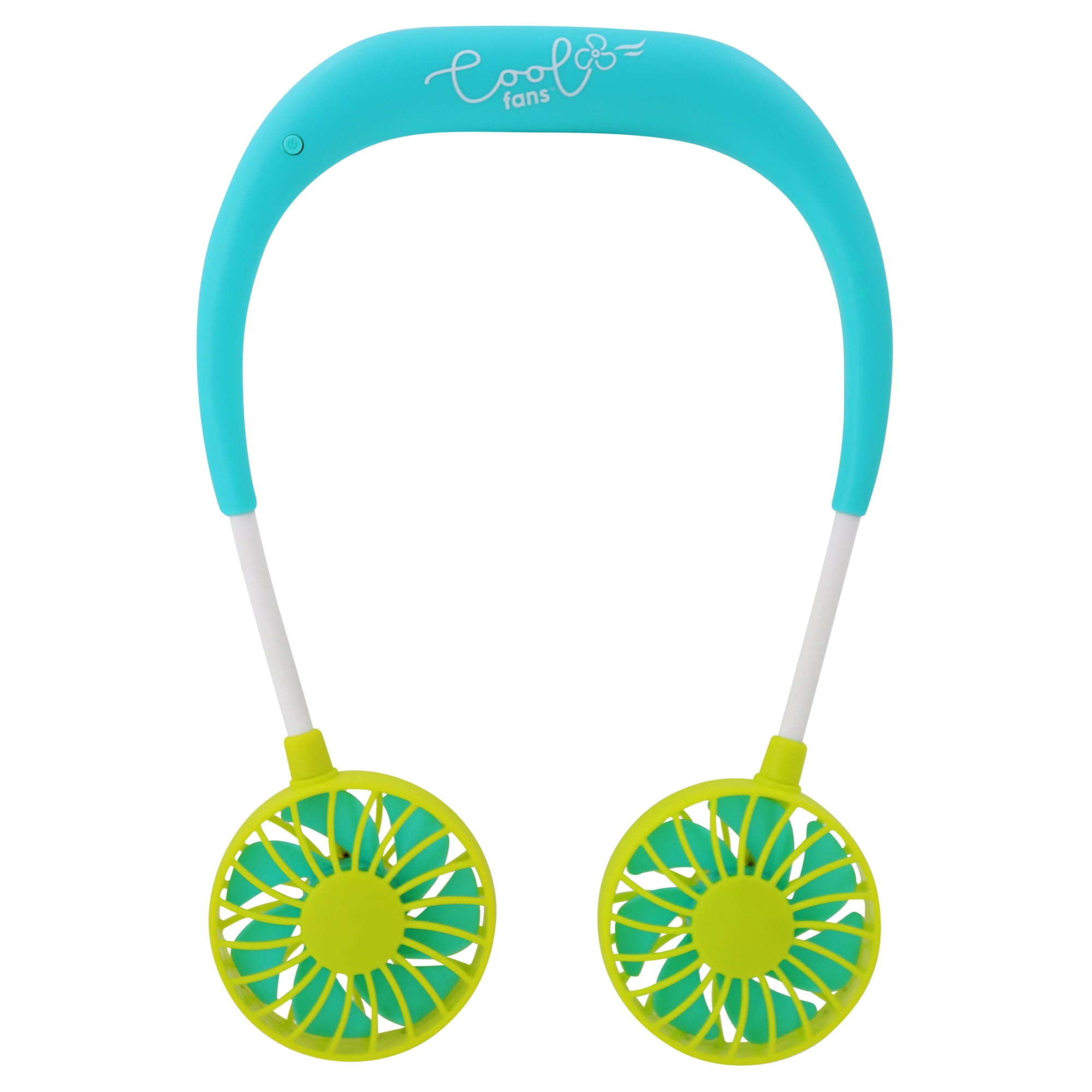 (5 pack) Banzai Wearable, Rechargeable and Personal Cool Fans with 3 Speeds and Sticker Included, Ages 14+