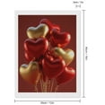 thumbnail image 2 of Diamond Art Kit for Adults, Heart Shape Balloons Red Gold Diamond Painting for Adults Beginners, 5D DIY Diamond Art Painting Kits, Colorful Diamond Painting Craft for Home Decor 12x16, 2 of 7