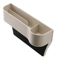 thumbnail image 4 of Dalazy Car Seat Gap Filler Organizer High Performance with Cup Holder Beige Right, 4 of 9