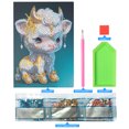 thumbnail image 2 of 5D diamante mosaico cuaderno creativo DIY mano A5 taladro parcial niños estudiantes regalo Hugtrwg Para estrenar, 2 of 9