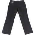 thumbnail image 2 of I-N-C Mens Linen Casual Trousers black 32x32, 2 of 3