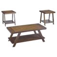 thumbnail image 2 of Ashley Furniture Bradley 3 Pièces Ensemble de Table Basse en Brun Poli, 2 of 2