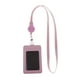 thumbnail image 4 of Porta Acreditación Portatarjetas Vertical de Cuero PU de Caras con Correa para Cordón en El Cuello - Rosado SM SunniMix Porta credencial con cordón, 4 of 8