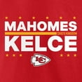 thumbnail image 4 of Men's Patrick Mahomes & Travis Kelce Red Kansas City Chiefs Election Players T-Shirt, 4 of 4