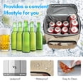 thumbnail image 4 of Bolsa de almuerzo Fiambrera para hombres y mujeres, bolsas de almuerzo aisladas de doble grosor para adultos, bolsa de trabajo a prueba de fugas, bolsa de tacticismo con correa ajustable para el hombr Eccomum Bolsa de almuerzo, 4 of 7