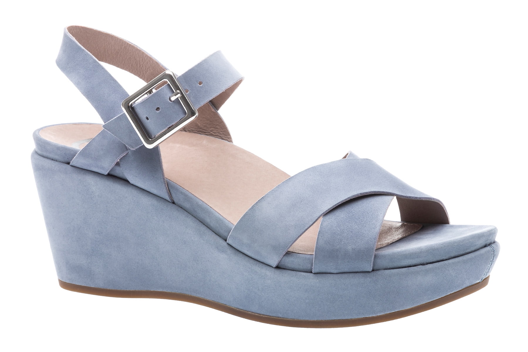 ABEO Hana Neutral - Wedge Sandals in Blue - Walmart.com