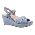 thumbnail image 1 of ABEO  Hana Neutral - Wedge Sandals in Blue, 1 of 6