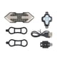 thumbnail image 2 of Luz trasera de alarma de bicicleta, luz trasera de bicicleta antirrobo con señales de freno automática, luz trasera de control remoto, 2 of 3