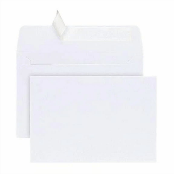 Office Depot Brand Greeting Card Envelopes, A4, Clean Seal, 4 1/4" X 6 1/4",