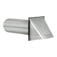 thumbnail image 2 of Lambro 4-In. 26-Gauge Aluminum Wall Exhaust Hood Dryer Vent with Damper and 11-In. Pipe, 344, 344, 2 of 5