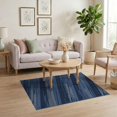 thumbnail image 3 of ODIKA 4'x6' Blue Abstract Diagonal Striped Washable Area Rug Modern Geometric Design with Dynamic Non-Slip, Chair-Friendly, Flatwoven for Home Office, Under Desk, 3 of 7