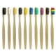 thumbnail image 1 of Juego de 10 cepillos de dientes de bambú TUNC cepillo de dientes suave biodegradable natural ecológico Sencillez, 1 of 5