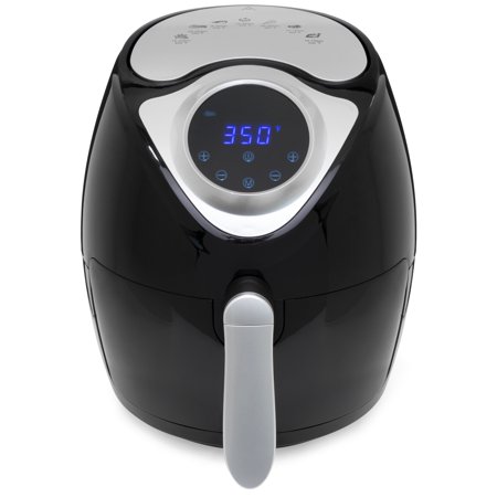 Best Choice Products 2.7qt Non-Stick Heated Rapid Air Technology Digital Electric Air Fryer for Fries, Vegetables, Meat, Baked Goods w/ LCD Display, 7 Temperature, Time Settings - (Best Air Fryers For Home Use)