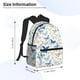 thumbnail image 2 of Disketp Butterfly Mochila Ligera Clásica con Múltiples Bolsillos, Mochila Casual para Hombre y Mujer, Ideal para Escuela, Trabajo y Viajes, 2 of 6