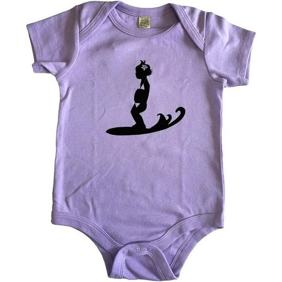 Cruisin' Girl Surfing Baby Wave 100% Cotton Infant Bodysuit Onesie One Piece