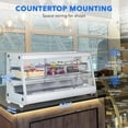 thumbnail image 2 of Ataucjin Refrigerated Display Case 8.1 Cu.Ft. Countertop Pastry Display Case Commercial Display Refrigerator w/LED display Air-cooling Automatic Defrost Rear Sliding Door, 2 of 6