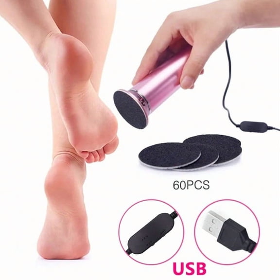 Electric foot callus remover, foot scrub, electric foot file for removing foot calluses, the best pedicure tool, foot cleaner, foot scrub for dead skin and cracked heels