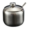thumbnail image 1 of Pebbuoy Pot à Épices en Acier Inoxydable Récipient à Condiments Résistant à l'Humidité Pot de Rangement pour Sauce avec Cuillère pour Cuisine Maison, 1 of 1
