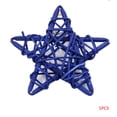thumbnail image 3 of Ounissouiy 5pcs 6cm Estrella Forma Vid Ca?a Ratán Decoración Boda Navidad Bricolaje Adorno Kits de decoración para fiestas azul Ounissouiy JJ9610-01, 3 of 6