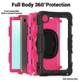 thumbnail image 2 of Decase Shockproof Case for Lenovo Tab One 8.7" / K9 2025,3 in 1 Heavy Duty Kids Silicone Cover Bulit in Screen Protector,Full-Body Tablet Case with Rotating Handle Stand,D, 2 of 9