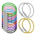 thumbnail image 1 of Cable de Llavero de Alambre de Acero Inoxidable de 3.9 Pulgadas, Multicolor, Paquete de 16, 1 of 7