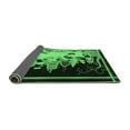 thumbnail image 2 of Ahgly Company Indoor Square Oriental Emerald Green Asian Inspired Area Rugs, 7' Square, 2 of 4