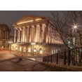 thumbnail image 2 of Frank, Assaf 18x15 Black Ornate Wood Framed with Double Matting Museum Art Print Titled - Famous Chamberlain square during night, Birmingham, UK, 2 of 4