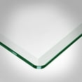 thumbnail image 5 of Dulles Glass Tempered Glass Table Top, 54x54" Square, 1/2" Thick, Bevel, Radius Corners, 5 of 7