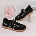 thumbnail image 5 of Women's Mary Jane Ballet Flat with Strap Women's Fashionable Thick Sole Polka Trendy Comfortable Casual Shoes, 5 of 9